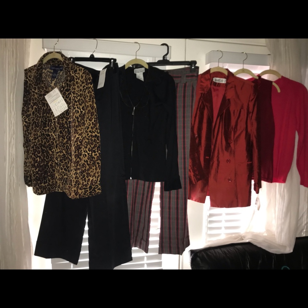 7pc Womens Casual, Work Blouse, Jacket